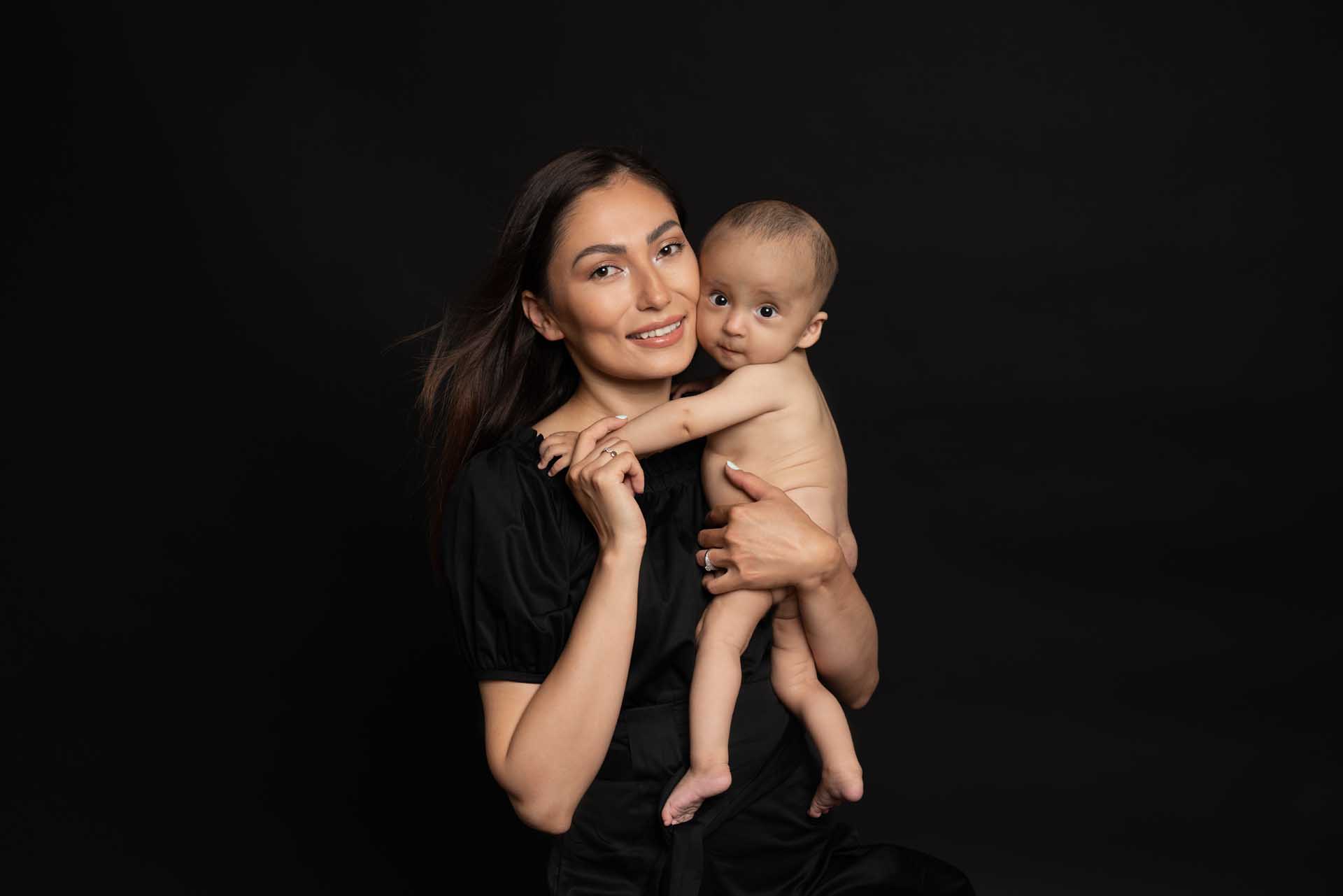 Lovely family session in studio